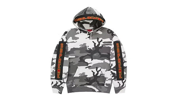 Bluza z Kapturem Supreme Woven Patches Hooded Sweatshirt Snow Camo