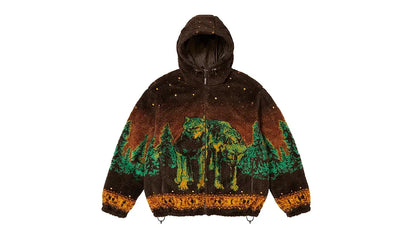 Bluza Z Kapturem Supreme x B.B. Simon Reversible Hooded Fleece Jacket Brown