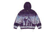 Bluza Z Kapturem Supreme x B.B. Simon Reversible Hooded Fleece Jacket Purple - zdjęcie 2