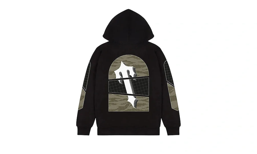 Bluza z Kapturem Trapstar Art Of War Camo Hoodie Black