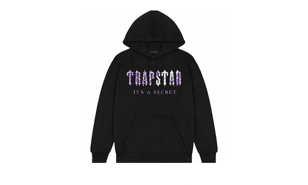 Bluza Z Kapturem Trapstar Decoded Paisley Monochrome Edition Black/Purple