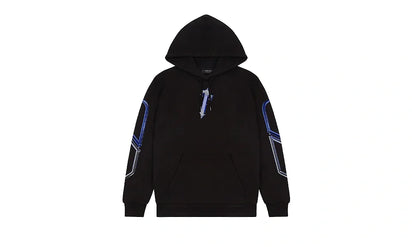 Bluza Z Kapturem Trapstar DIY Art of War Hoodie Black - zdjęcie 2