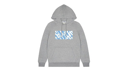 Bluza z kapturem Trapstar london wavy t box hoodie grey blue