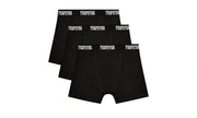 bokserki męskie 3-pack Trapstar Black With Black Waistband