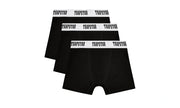 bokserki męskie 3-pack Trapstar Black With White Waistband
