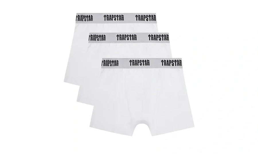 bokserki męskie 3-pack Trapstar White