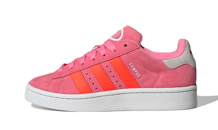 Yeezy Campus 00s Bliss Pink Solar Red biały-czerwony - widok główny z boku | Saturaise.com