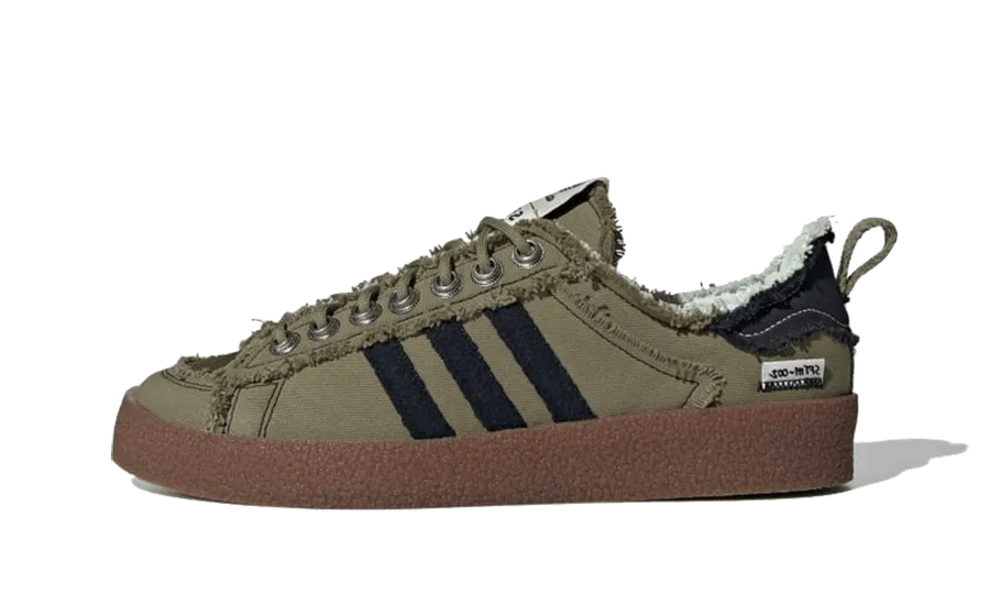 Adidas Adidas Campus 80s Song for the Mute Olive czarny-zielony - widok główny z boku | Saturaise.com