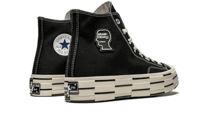 Buty Converse Chuck Taylor All-Star 70s Hi Brain Dead Black - widok z przodu - Rozmiary EU