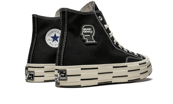 Buty Converse Chuck Taylor All-Star 70s Hi Brain Dead Black - widok z przodu - Rozmiary EU