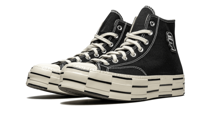 Kup oryginalne Chuck Taylor All-Star 70s Hi Brain Dead Black - widok z drugiego boku - Sneakersy