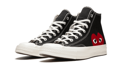 Kup oryginalne Chuck Taylor All-Star 70s Hi Comme des Garçons PLAY Black - widok z drugiego boku - Sneakersy