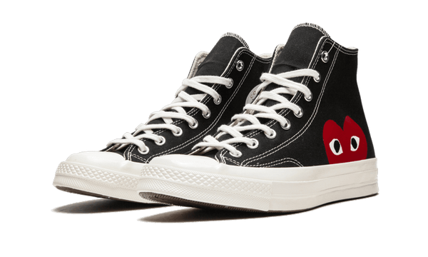 Chuck Taylor All-Star 70s Hi Comme des Garçons PLAY Black - Kup oryginalne Chuck Taylor All-Star 70s Hi Comme des Garçons PLAY Black - widok z drugiego boku - Sneakersy