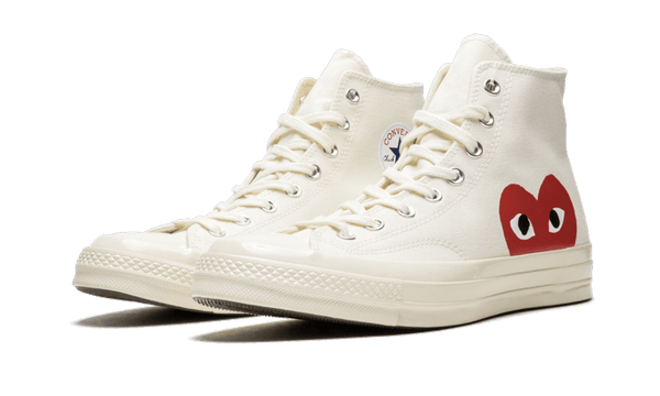 Chuck Taylor All-Star 70s Hi Comme des Garçons PLAY White - Kup oryginalne Chuck Taylor All-Star 70s Hi Comme des Garçons PLAY White - widok z drugiego boku - Sneakersy