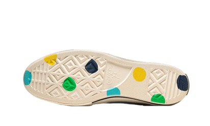 100% Oryginalne Chuck Taylor All-Star 70s Hi Golf Wang Denim Polka Dots - widok z tyłu - 975.00 PLN