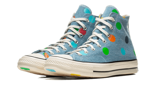 Chuck Taylor All-Star 70s Hi Golf Wang Denim Polka Dots - Kup oryginalne Chuck Taylor All-Star 70s Hi Golf Wang Denim Polka Dots - widok z drugiego boku - Sneakersy