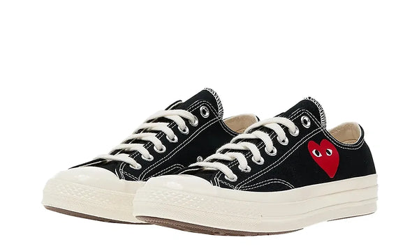 Chuck Taylor All-Star 70s Ox Comme des Garçons PLAY Black - Chuck Taylor All-Star 70s Ox Comme des Garçons PLAY Black - zdjęcie 2