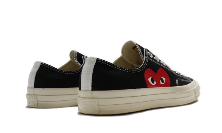 Buty Converse Chuck Taylor All-Star 70s Ox Comme des Garçons PLAY Black - widok z przodu - Rozmiary EU