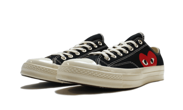 Chuck Taylor All-Star 70s Ox Comme des Garçons PLAY Black - Kup oryginalne Chuck Taylor All-Star 70s Ox Comme des Garçons PLAY Black - widok z drugiego boku - Sneakersy
