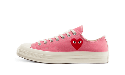 Converse Chuck Taylor All-Star 70s Ox Comme des Garçons PLAY Bright Pink różowy-brązowy - widok główny z boku | Saturaise.com