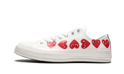 Converse Chuck Taylor All-Star 70s Ox Comme des Garçons PLAY Multi-Heart White biały-czerwony - widok główny z boku | Saturai