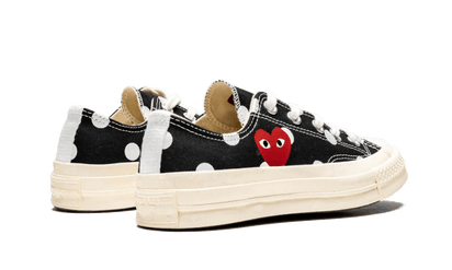 Buty Converse Chuck Taylor All-Star 70s Ox Comme des Garçons PLAY Polka Dot Black - widok z przodu - Rozmiary EU