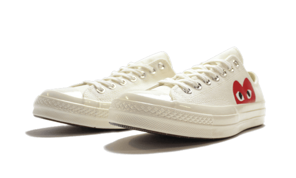 Chuck Taylor All-Star 70s Ox Comme des Garçons PLAY White - Kup oryginalne Chuck Taylor All-Star 70s Ox Comme des Garçons PLAY White - widok z drugiego boku - Sneakersy