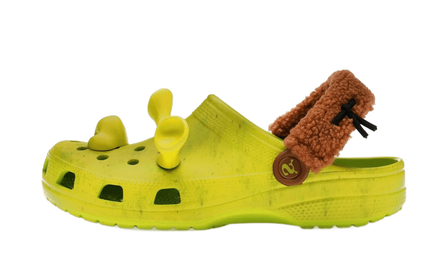 Crocs The Shrek x Crocs Classic Clog Lime Punch niebiesko-biały - widok główny z boku | Saturaise.com