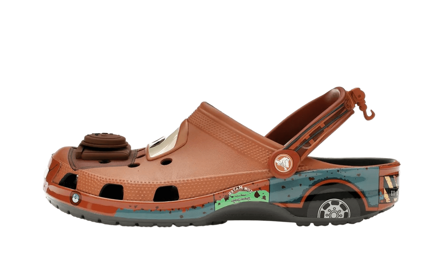 Crocs Classic Clog Mater szary-różowy - widok główny z boku | Saturaise.com