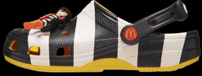 New Balance Classic Clog McDonald's Hamburglar czarny-biały - widok główny z boku | Saturaise.com