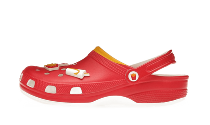 New Balance Classic Clog McDonald's biały-czerwony - widok główny z boku | Saturaise.com