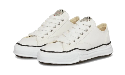 Kup oryginalne Maison Mihara Yasuhiro Peterson OG Sole Canvas Low White - widok z drugiego boku - Sneakersy