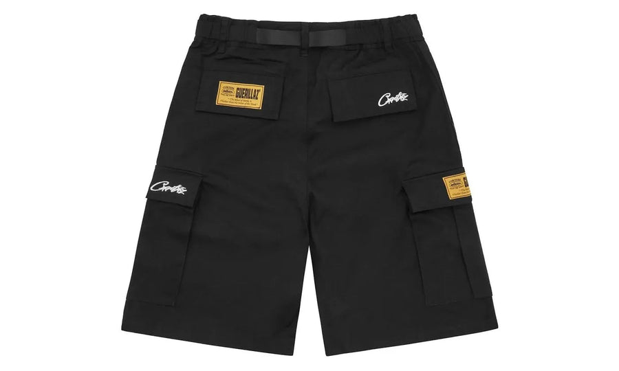 Kup oryginalne Corteiz Alcatraz Cargo Shorts Black CORT-COACSB-BLACK - widok z drugiego boku - Sneakersy