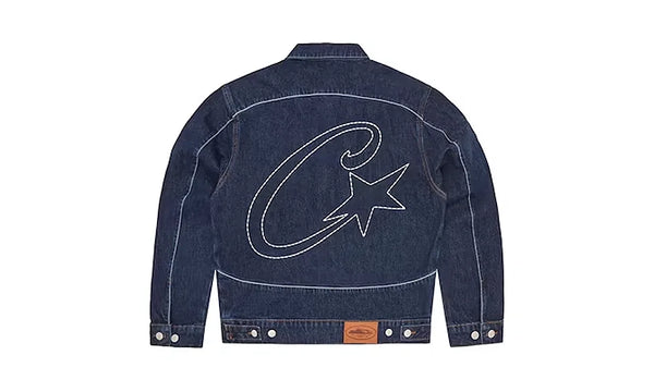 Corteiz C-Star Stitch-Down Denim Jacket Dark Wash