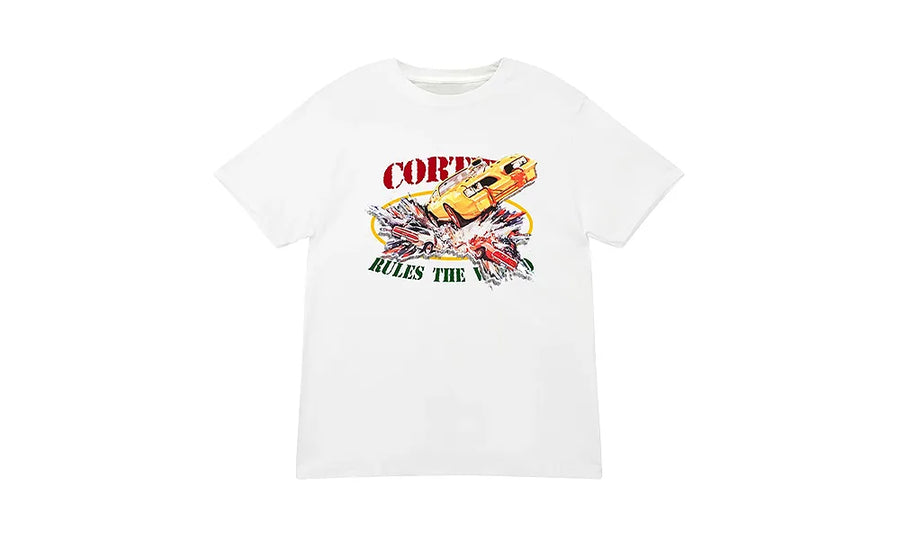 Corteiz Car Crash Tee White