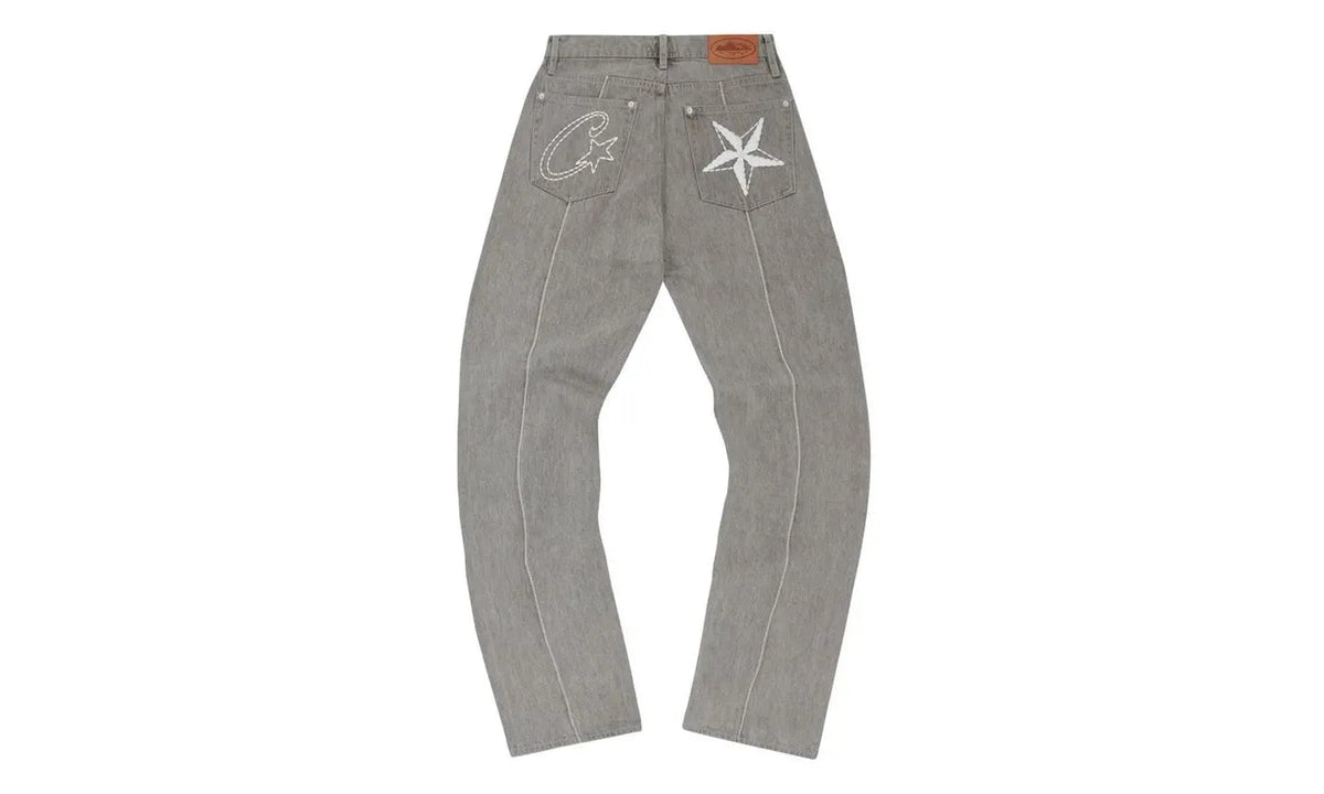 Corteiz C-Star Denim Jeans Grey CORT-COCDJG-GREY - Oryginalne Buty 