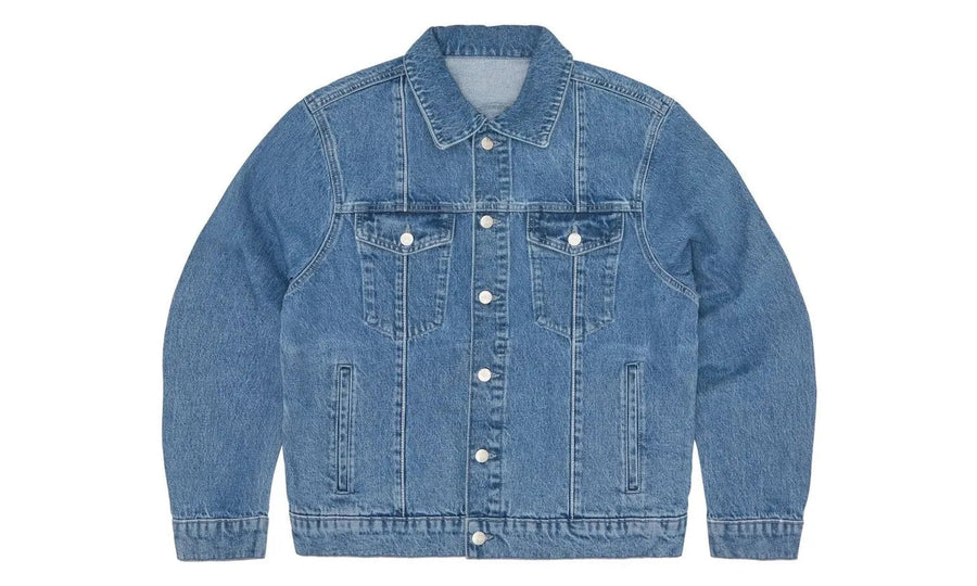Corteiz Corteiz C-Star Denim Trucker Jacket Blue - widok główny z boku - Streetwear