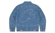 Corteiz C-Star Denim Trucker Jacket Blue - widok z drugiego boku - Premium Quality