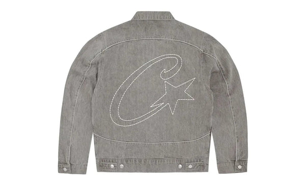 Corteiz C-Star Denim Trucker Jacket Grey - Corteiz C-Star Denim Trucker Jacket Grey - widok z drugiego boku - Premium Quality