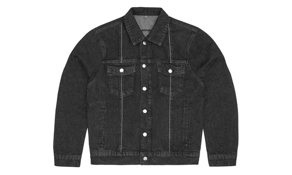 Corteiz C-Star Stitch-Down Denim Jacket Black