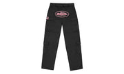 Corteiz Corteiz Guerillaz Cargo Pant Black/Pink czarny-różowy - widok główny z boku | Saturaise.com