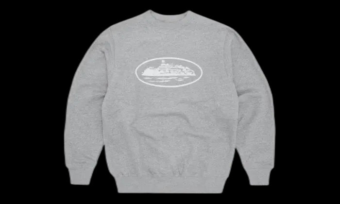 Corteiz Corteiz OG Alcatraz Sweatshirt Heather Grey szary - widok główny z boku | Saturaise.com