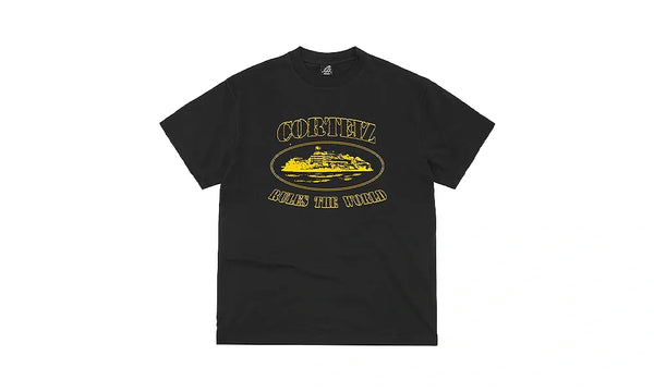 Corteiz OG Alcatraz Tee Black Yellow
