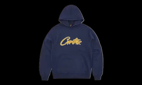 Corteiz Satin Applique Allstarz Hoodie Navy