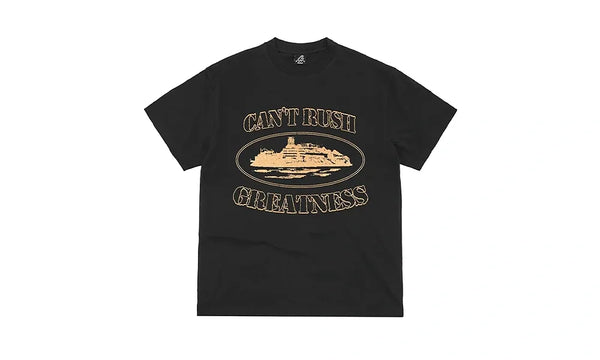 Corteiz x Cental Cee Can't Rush Greatness Tee Black