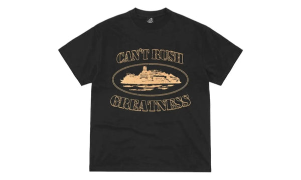 Corteiz x Cental Cee Can't Rush Greatness Tee Black