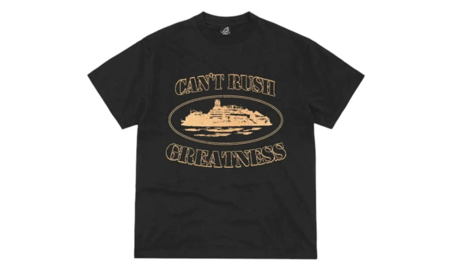 Nike Corteiz x Cental Cee Can't Rush Greatness Tee Black czarny-biały - widok główny z boku | Saturaise.com