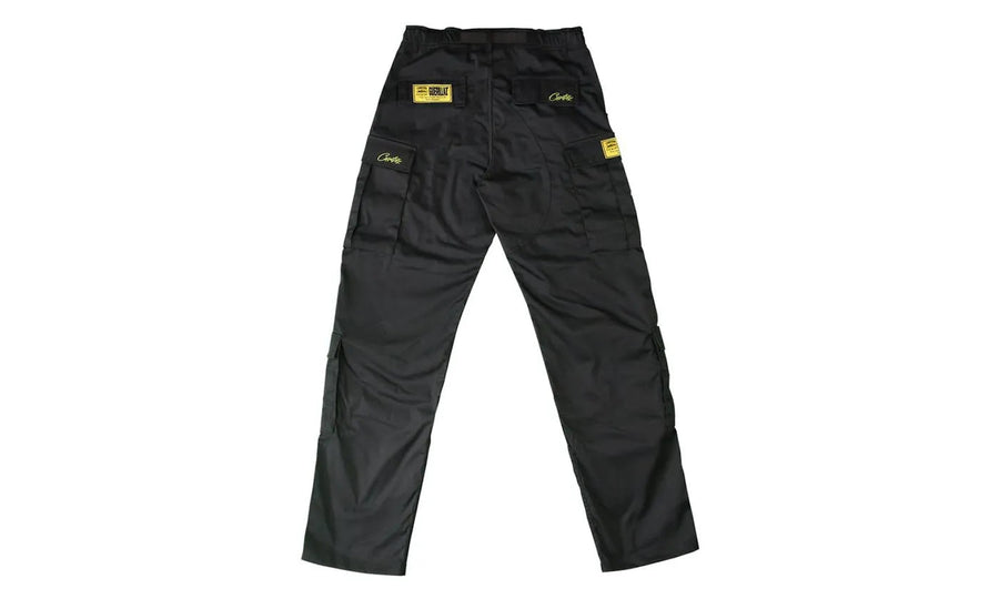 Kup oryginalne Corteiz Yella Guerillaz Cargos Black/Yellow CORT-COYGCB-YYELLOW - widok z drugiego boku - Sneakersy