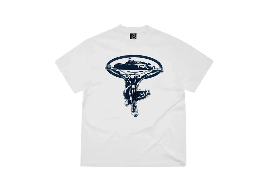 Corteiz Corteiz RTW Alcatraz Statue T-Shirt White czarny-biały - widok główny z boku | Saturaise.com