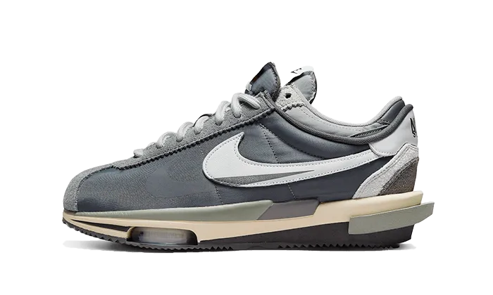 Nike Nike Cortez 4.0 Sacai Iron Grey - widok główny z boku - Streetwear